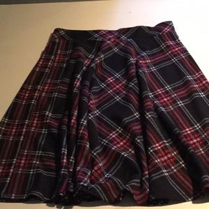 Forever 21 Plaid Midi Skirt